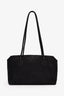 The Row Black Suede Terrasse Shoulder Bag