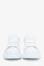 Alexander McQueen White/Silver Oversized Sneakers Size 38.5