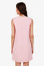 Versace Pink Embroidered Sleeveless Mini Dress Size 42
