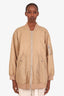 Opening Ceremony Beige/Pink Nylon Reversible Bomber Jacket Size S