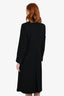 Giorgio Armani Holt Renfrew Black Cashmere Double Breasted Jacket Size 38