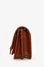 Sezane Brown Leather Roméo Crossbody Bag