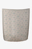Alexander Wang Brown/Green Silk Skull Scarf