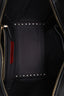 Valentino Black Calfskin Leather Small Rockstud Tote Bag with Strap