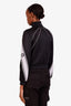Gucci Black/White Interlocking G-embroidered Zip-up Sweatshirt Size XS
