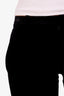 Gucci Black Cotton Straight Leg Skinny Pants Size 38