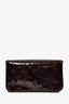 Louis Vuitton Burgundy Monogram Vernis Felicie Wallet On Chain