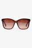 Max Mara Red Acrylic Classic Sunglasses