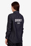 Givenchy Blue Cotton Logo Button-Up Shirt Size 40