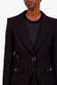 Veronica Beard Black Double-Breasted Blazer + Pants Set Size 4
