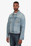 Louis Vuitton 2025 Blue Denim Trucker Jacket Size 52 Mens