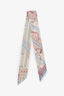 Hermès Beige/Multicolour Silk Brides et Gris-Gris Twilly Scarf