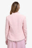 Pre-loved Chanel™ 2004 Runway Pink Tweed Ice Cream Detail Blazer Size 40