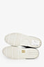 Prada Black/White Leather Downtown Sneakers Size 36