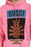 Gucci Pink Pineapple Logo Printed Sweatshirt Size S Mens