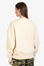 Ami Cream Cotton Crewneck Size S