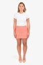 Diane von Furstenberg Orange Mini Skirt Size 6 US