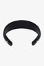 Gucci Black Leather Logo Headband