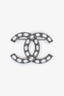 Pre-loved Chanel™ Silver-Tone Pearl CC Brooch