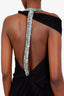 Roland Mouret Black Asymmetric Draped Dress Size 4