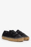 Pre-loved Chanel™ Black Lace and Patent CC Espadrilles Size 36
