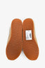 Vince Beige/White Suede 'Oasis' Slip On Sneaker Mules Size 36.5