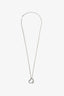 Tiffany & Co. Sterling Silver Open Heart Pendant Necklace