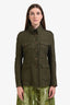 Rag & Bone Green Cotton Military Jacket Size 6