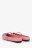 Gucci Pink Leather Horsebit Ballet Mules Size 37
