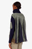 Sacai Navy/Blue Turtleneck Wool Sweater Size 3