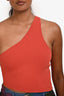 ALC Orange Asymmetrical One Shoulder Cropped Top Size S