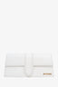 Jacquemus White Leather Le Bambino Long Shoulder Bag