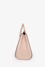 Gucci Beige Leather Python Trimmed 'Lady Bamboo' Top Handle Bag