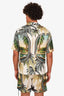 Amiri Paradise Print Button Down Short Sleeve + Short Set Size S Mens