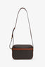 Saint Laurent Paris Brown PVC Le Monogram Camera Crossbody Bag
