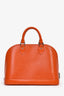 Louis Vuitton 2012 Orange Epi Leather Alma PM