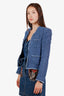 Joseph Blue Denim Pocket Detail Jacket Size 38