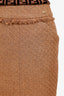 Pre-loved Chanel™ 19A Gold Tweed Wool Blend Midi Skirt Size 36