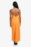 Cult Gaia Dark Yellow 'Rinley' One Shoulder Midi Dress Size XS