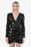 Ronny Kobo Sequin Lace LS Mine Dress Size 8