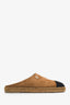 Pre-loved Chanel™ Brown Suede Coco Beach Mules Size 40