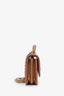 Pre-loved Chanel™ 26B Brown Lambskin Quilted Trendy CC Dual Handle Clutch with Chain