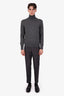 Tom Ford Grey Mohair Silk Trousers Size 48 Mens