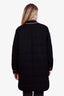 Gucci Black Wool Web Padded Coat Size 40
