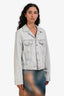 Off-White Light Wash Denim Jacket Estimated Size XS-S