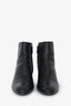 Hermès Black Leather Novita 60 Ankle Boots Size 37