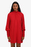 Amanda Uprichard Mockneck Long Sleeve Mini Dress Size S