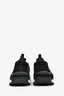 Pre-loved Chanel™ Black Velvet Calfskin Mixed Fibres CC Sneakers Size 41 Mens