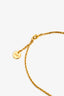 Christian Dior Gold Tone Faux Pearl Necklace