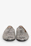 Christian Louboutin Silver/Green Dandelion Spike Loafers Size 43.5 Mens